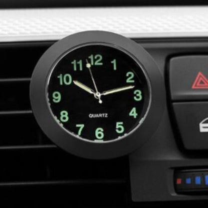 Compact Car Dashboard Clock – Adhesive Mini Analog Timepiece - Befez