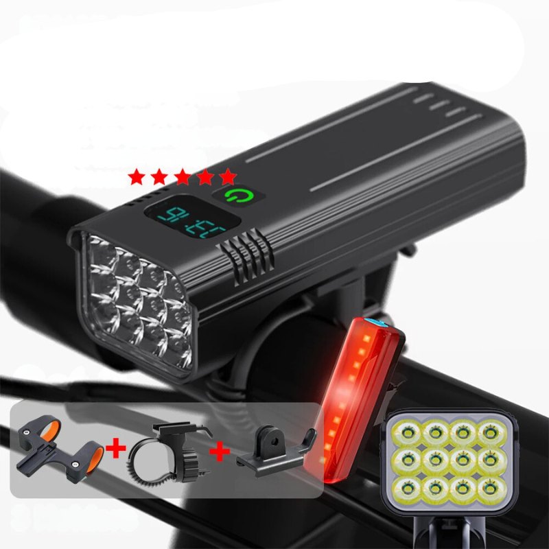 Bright 5000 Lumen Rechargeable Bicycle Front Light
