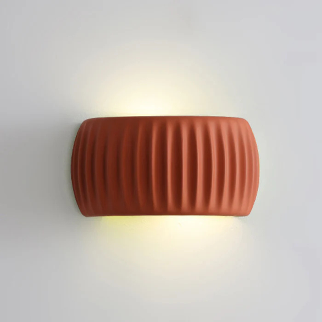 Contemporary White Wall Light
