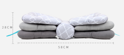 Contoured Breastfeeding Pillow - Supportive Nursing Cushion