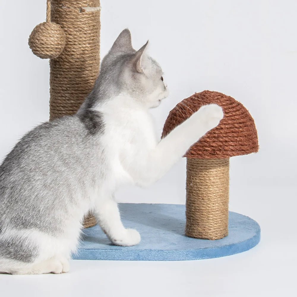 Natural Fiber Cat Tree Scratcher Post