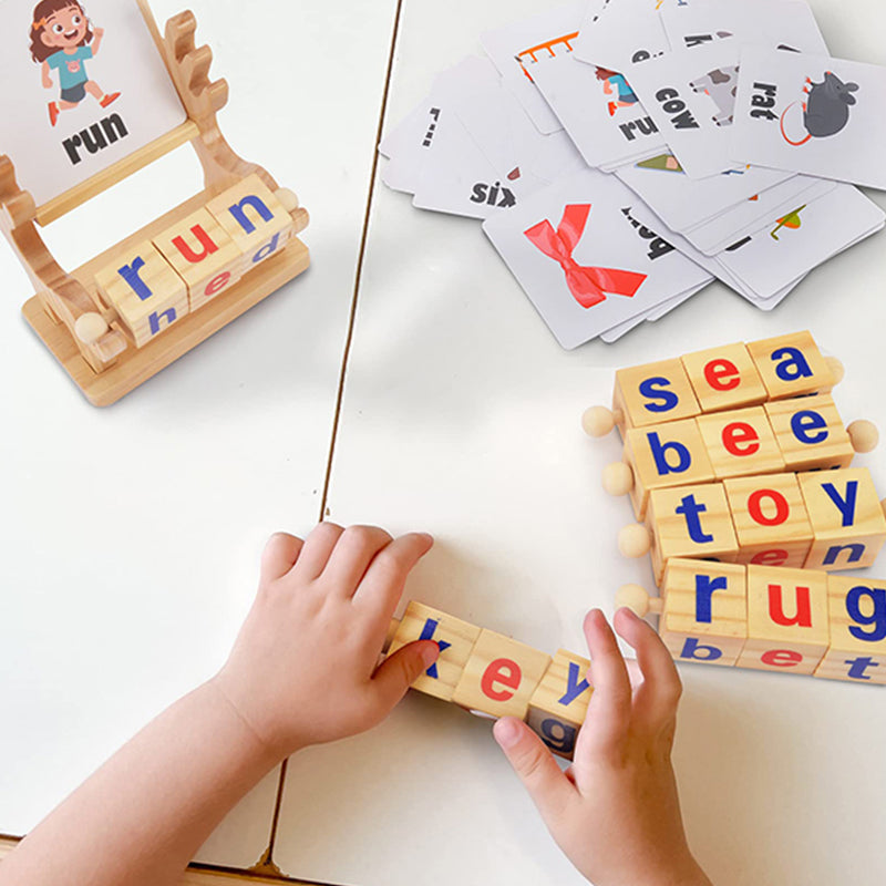 Wooden Learning Blocks for Kids