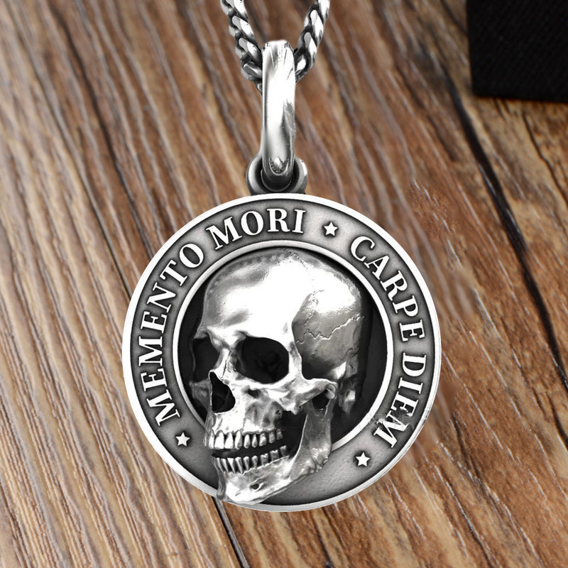 Tough Skull Pendant in Stainless Steel