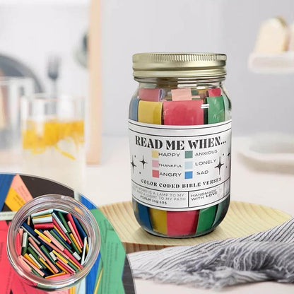 Inspirational Bible Verse Jar for Daily Motivation - Befez