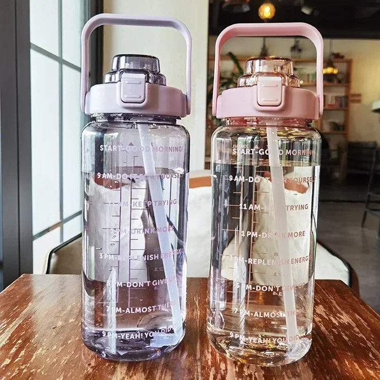 Befez | Leakproof 2L Insulated Sports Water Bottle with Straw