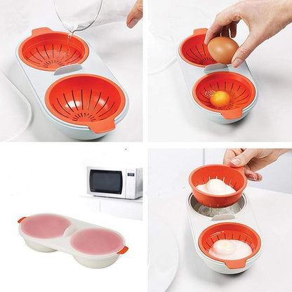 Compact Microwave Egg Cooking Pod