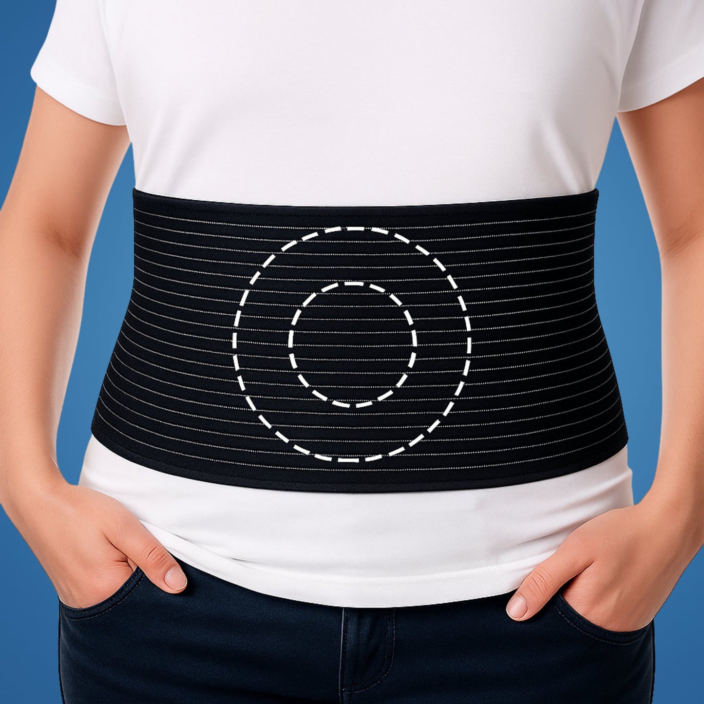 Comfortable Back Support Strap – Soft Compression – Everyday Pain Relief