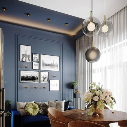 Stylish Glass Hanging Light for Home Dining Areas
