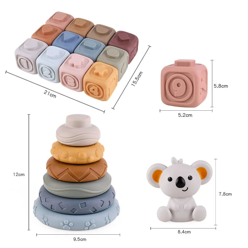 Soft Baby Building Blocks Set for Kids Learning