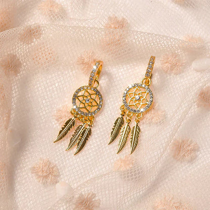 Luxurious 14k Gold Drop Earrings