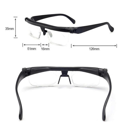 Clear Vision Adjustable Reading Glasses for Men Women