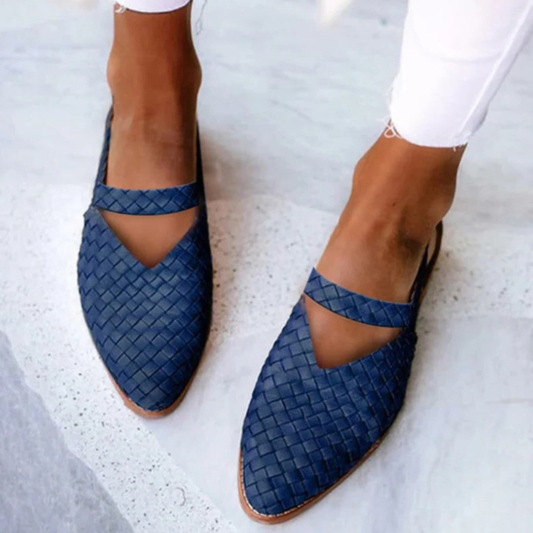 Classic Pointy Toe Comfortable Ballet Flats - Befez