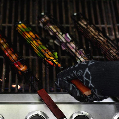 Round BBQ Grill Cooking Basket