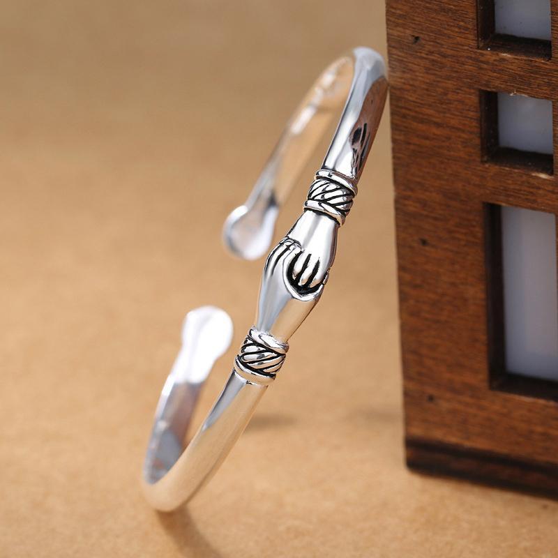Best Friends Forever Handshake Charm Bracelet