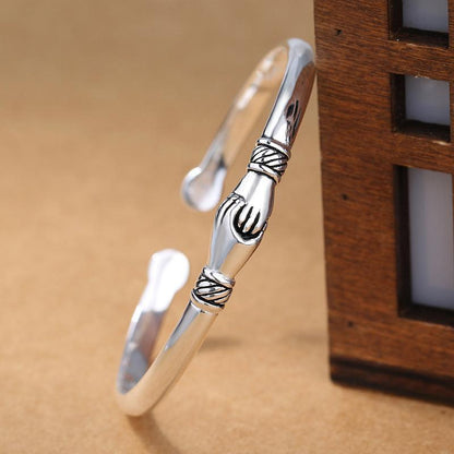 Best Friends Forever Handshake Charm Bracelet