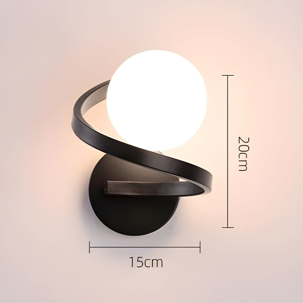 Stylish Spiral LED Wall Lamp Befez