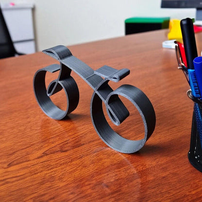 Slim Iron Bike Figure Decoration