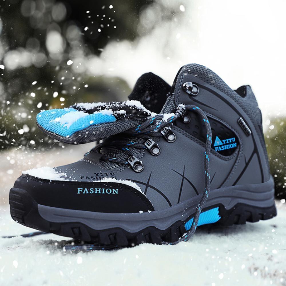 Warm Men's Waterproof Hiking Boots