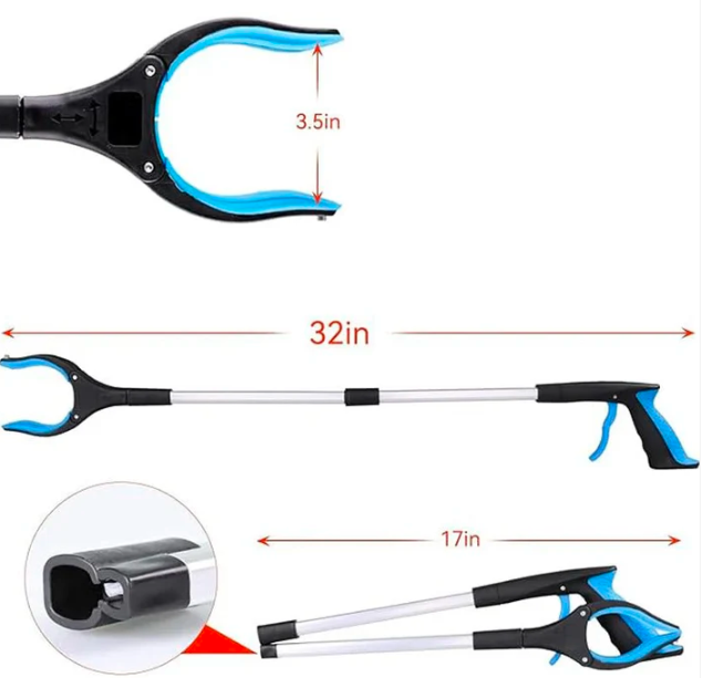 Befez | Adjustable Reaching Tool With Rotating Grip Clip