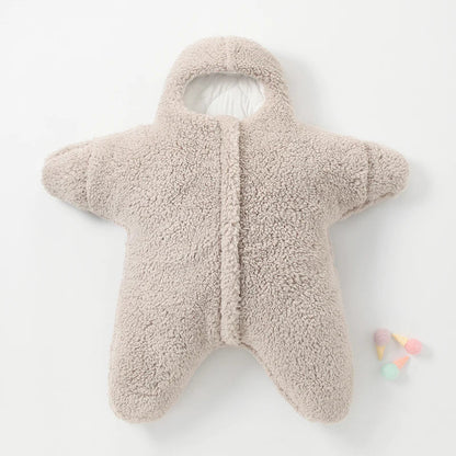 Cozy Baby Romper Suit with Hood