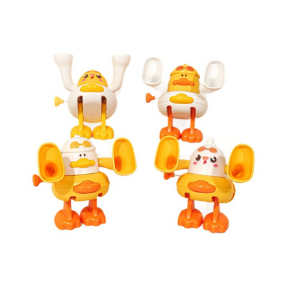Colorful Hand Crank Tumbling Toy