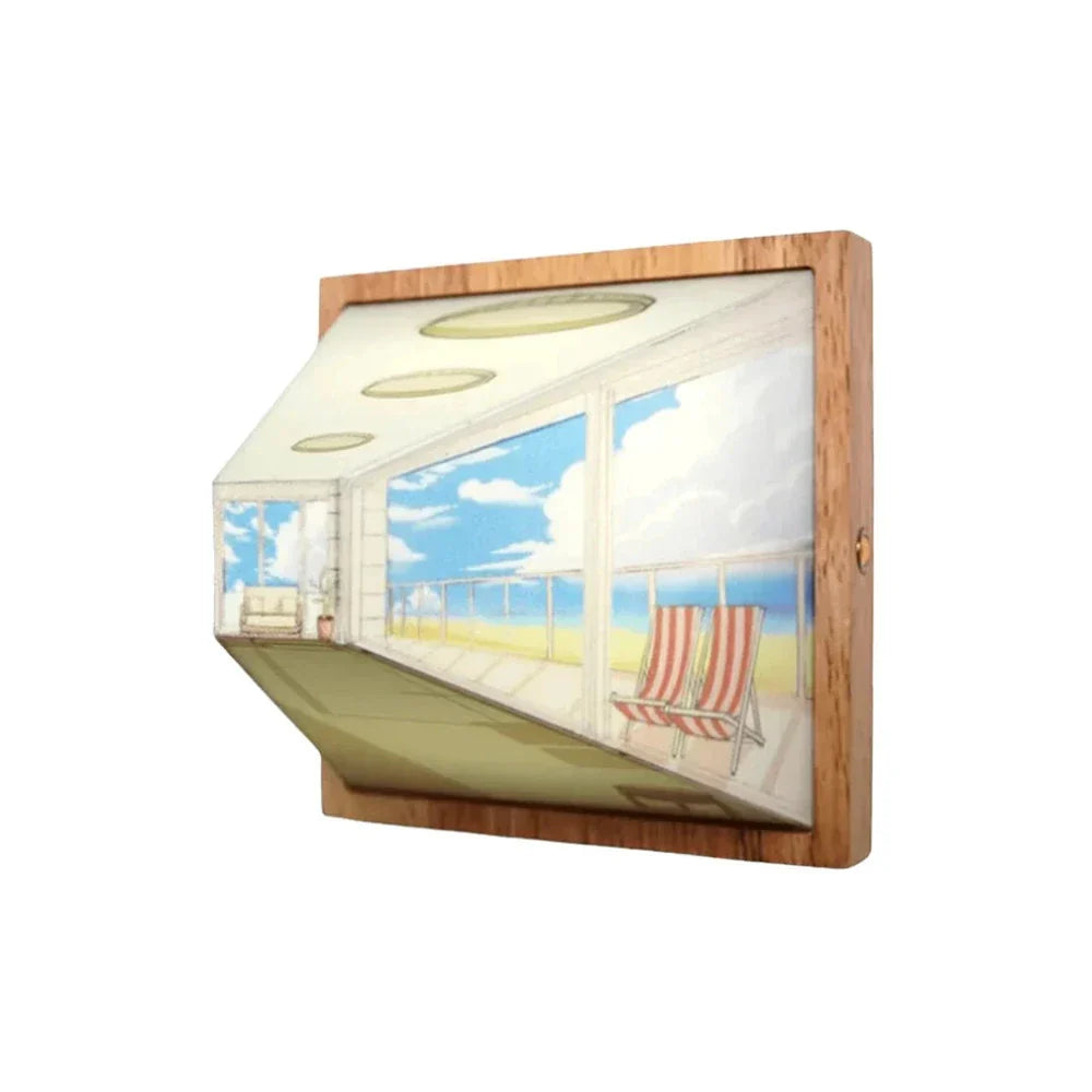Colorful Optical Illusion Table Lamp