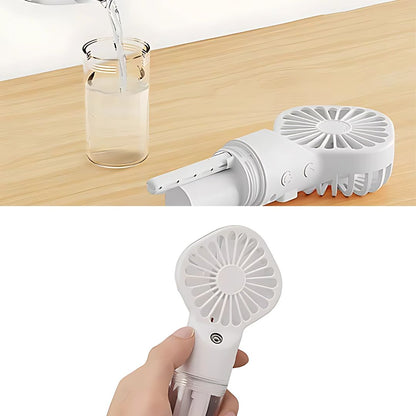 Compact Personal Misting Fan Spray