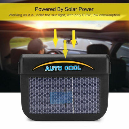 Portable Auto Solar Window Cooling Fan