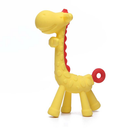 Soft Silicone Baby Giraffe Teether Toy