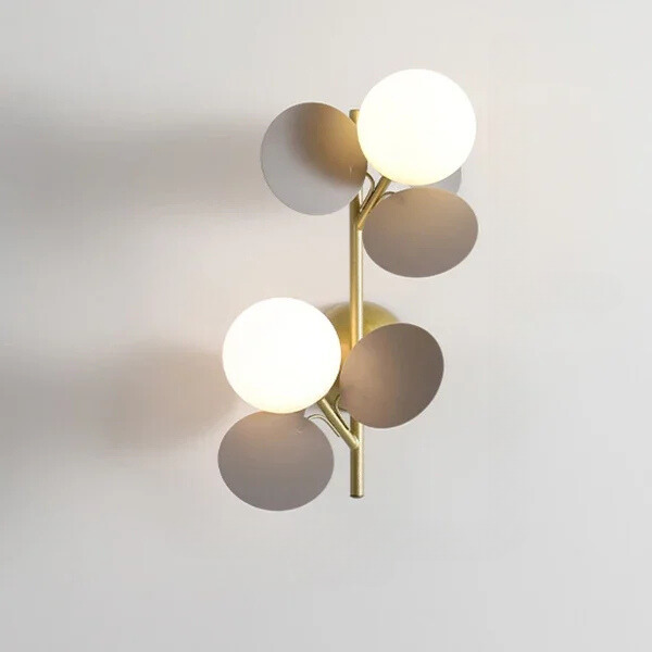 Stylish LED Glass Wall Light Fixture