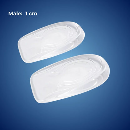 Comfortable Gel Heel Lift Insoles for Pain Relief