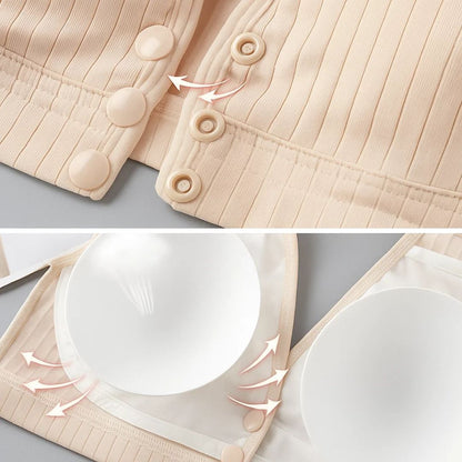 Soft Cotton Nursing Bra for Breastfeeding Moms - Befez