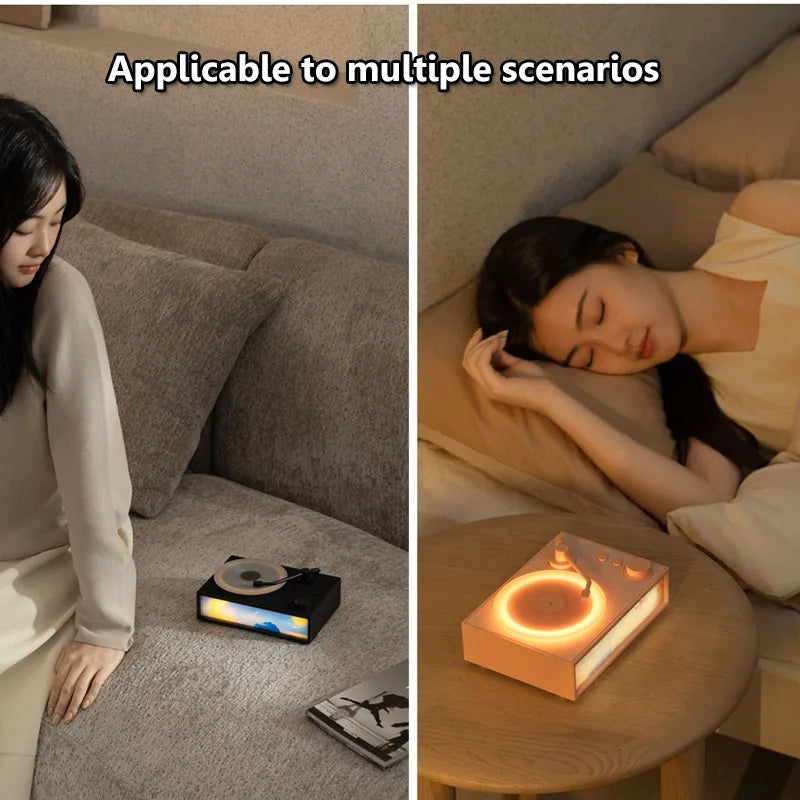 Relaxing Portable Bluetooth Speaker with LED Light