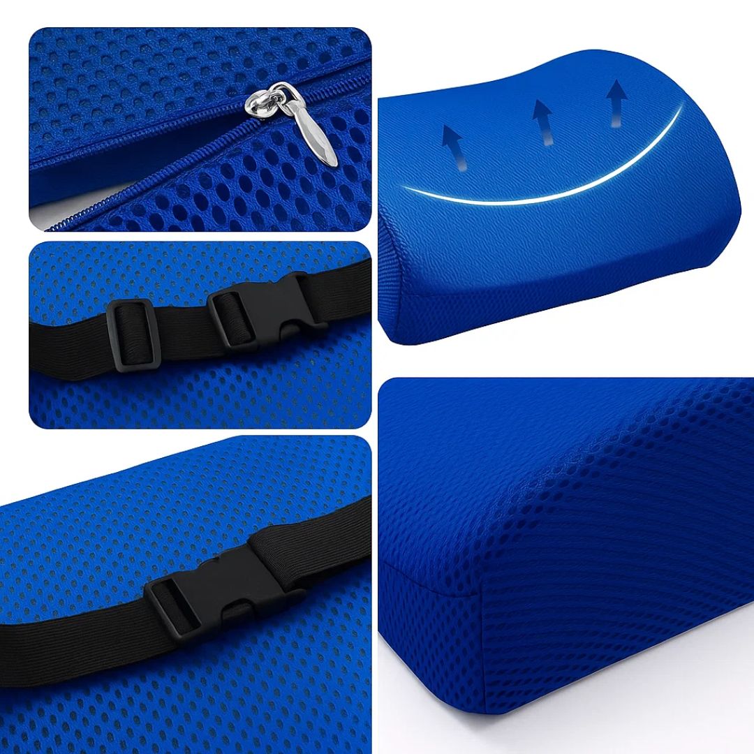 Comfortable Car Back Support Cushion with Memory Foam