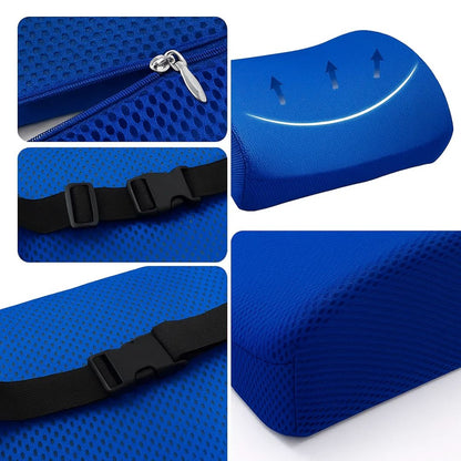 Comfortable Car Back Support Cushion with Memory Foam