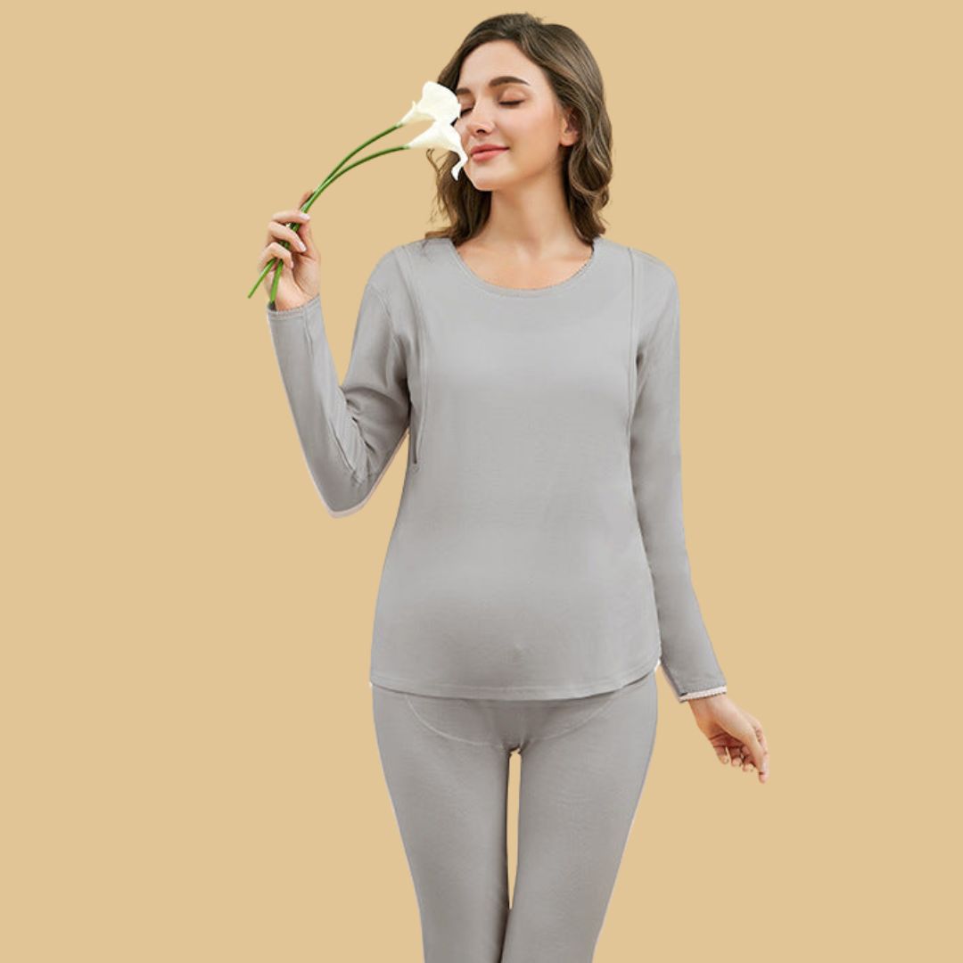 Cozy Maternity Dress for Lounging at Home
