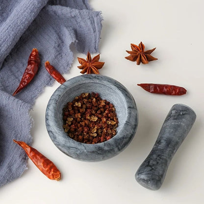 Granite Stone Grinder Bowl Set