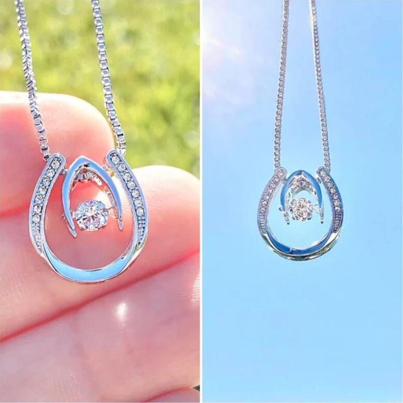 Unique U-Shaped Horse Necklace
