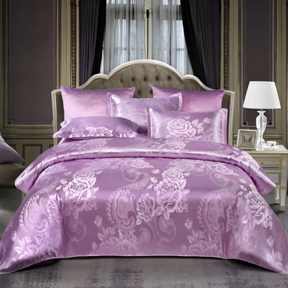 Soft Floral Pattern Duvet Cover Set