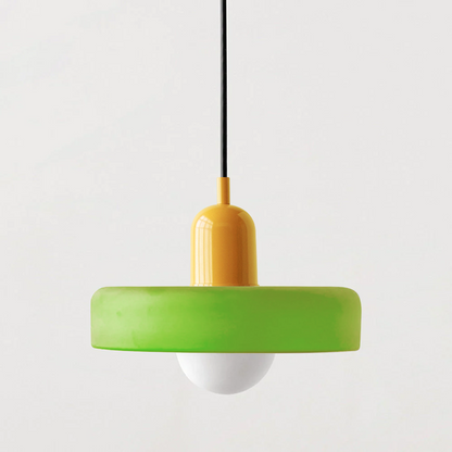 Colorful Glass Hanging Light Fixture