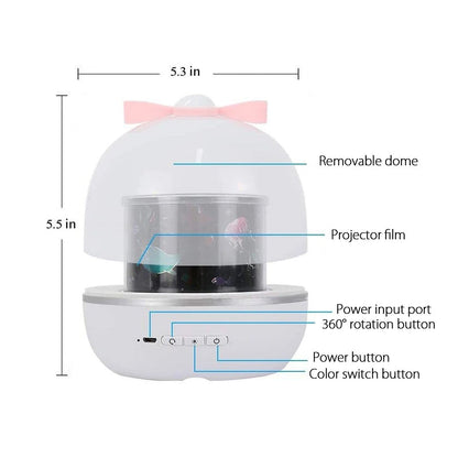Colorful Galaxy Night Light Projector