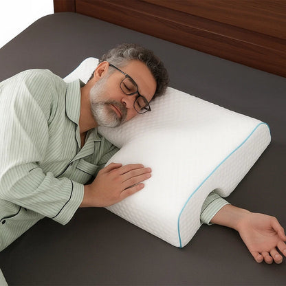 Contoured Neck Pillow for Better Sleep Support