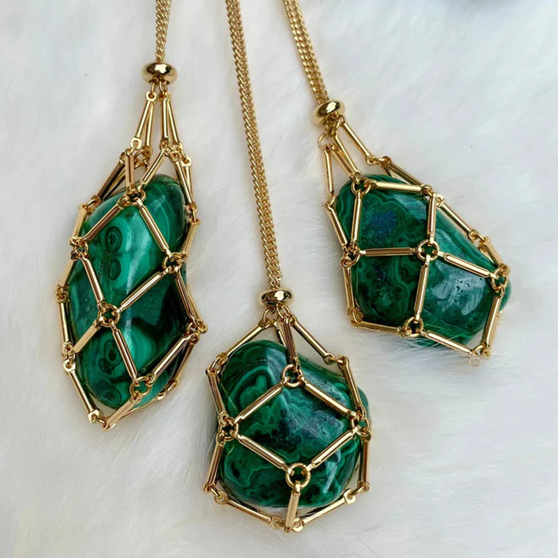 Sparkling Gemstone Pendant Necklace