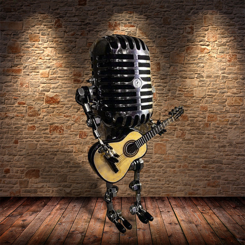 Vintage Style Microphone Robot Toy - Befez