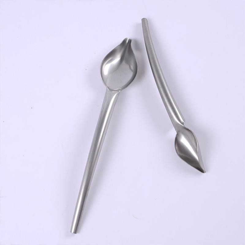 Silver Metal Serving Spoon