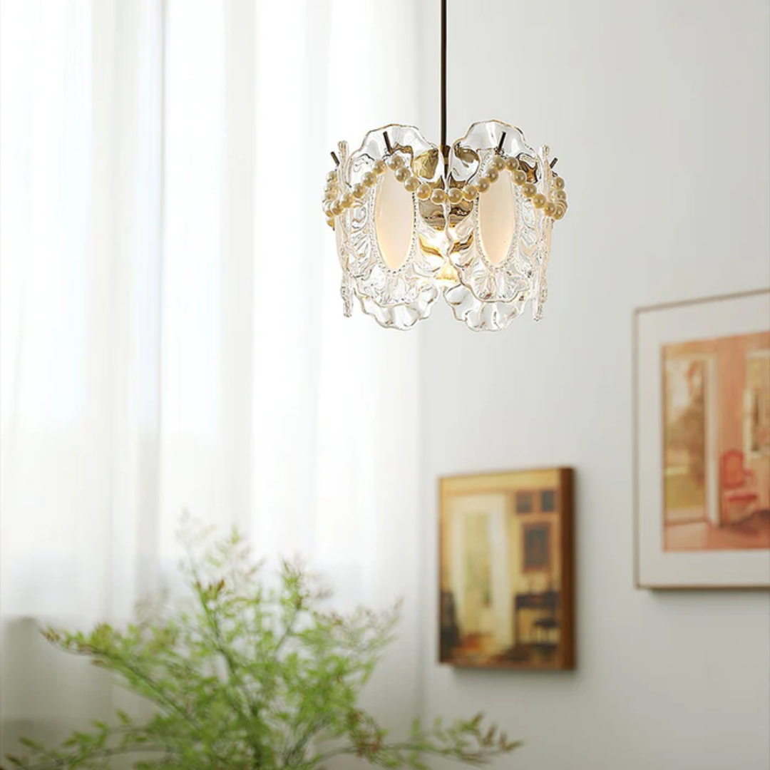 Pretty Floral Hanging Light