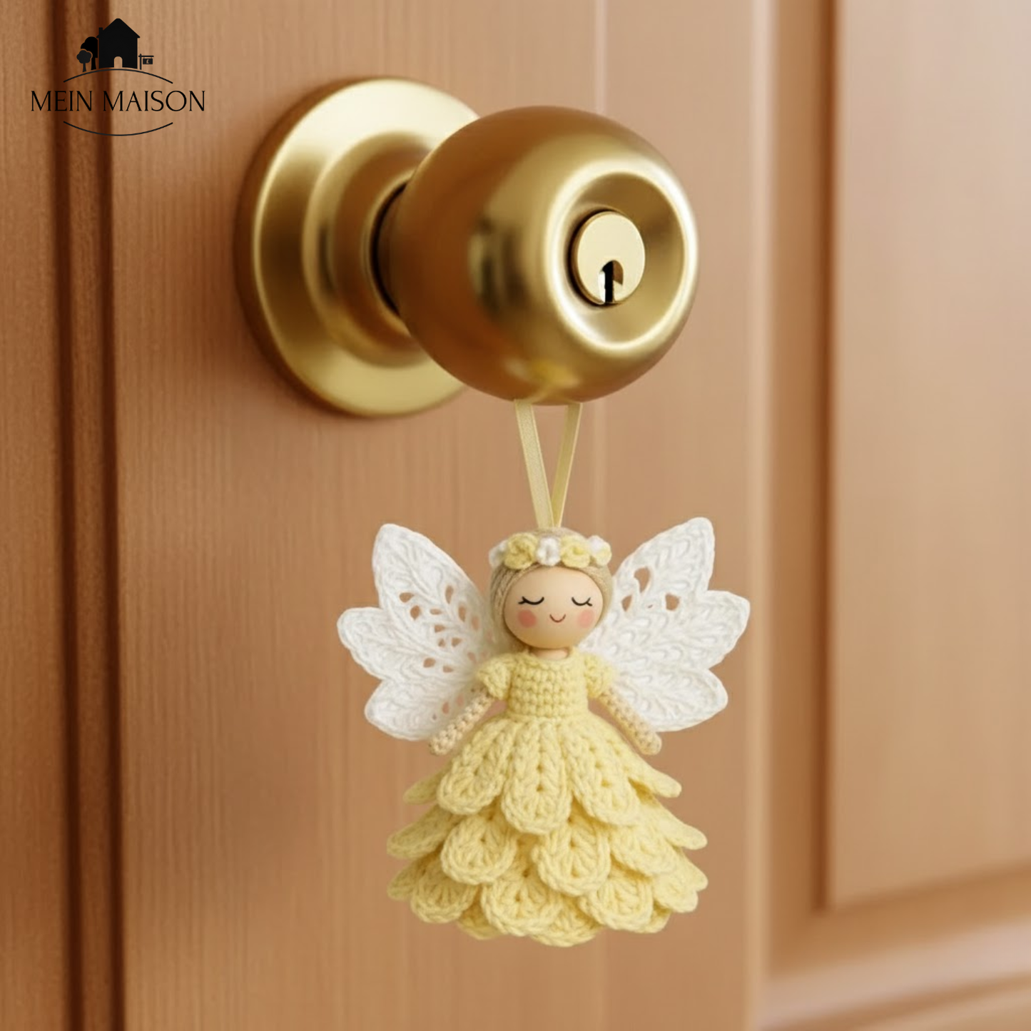 Soft Plush Guardian Angel Ornament