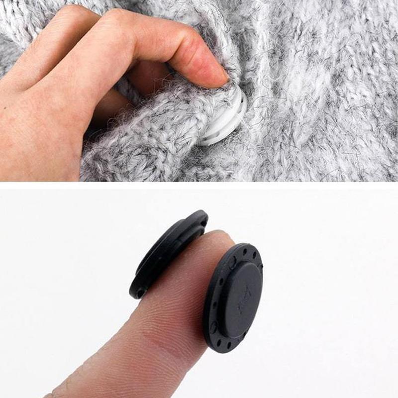 Clear Plastic Strong Magnetic Closures 5 Pack