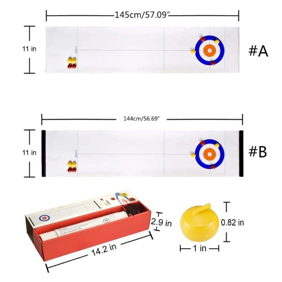 Fun Tabletop Curling Game