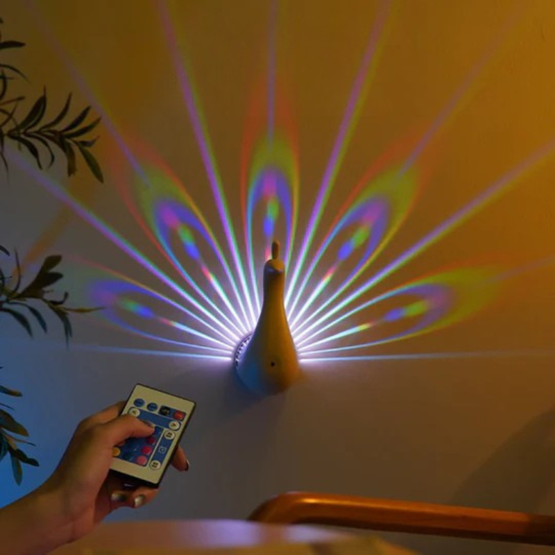 Color Changing Table Lamp with Remote